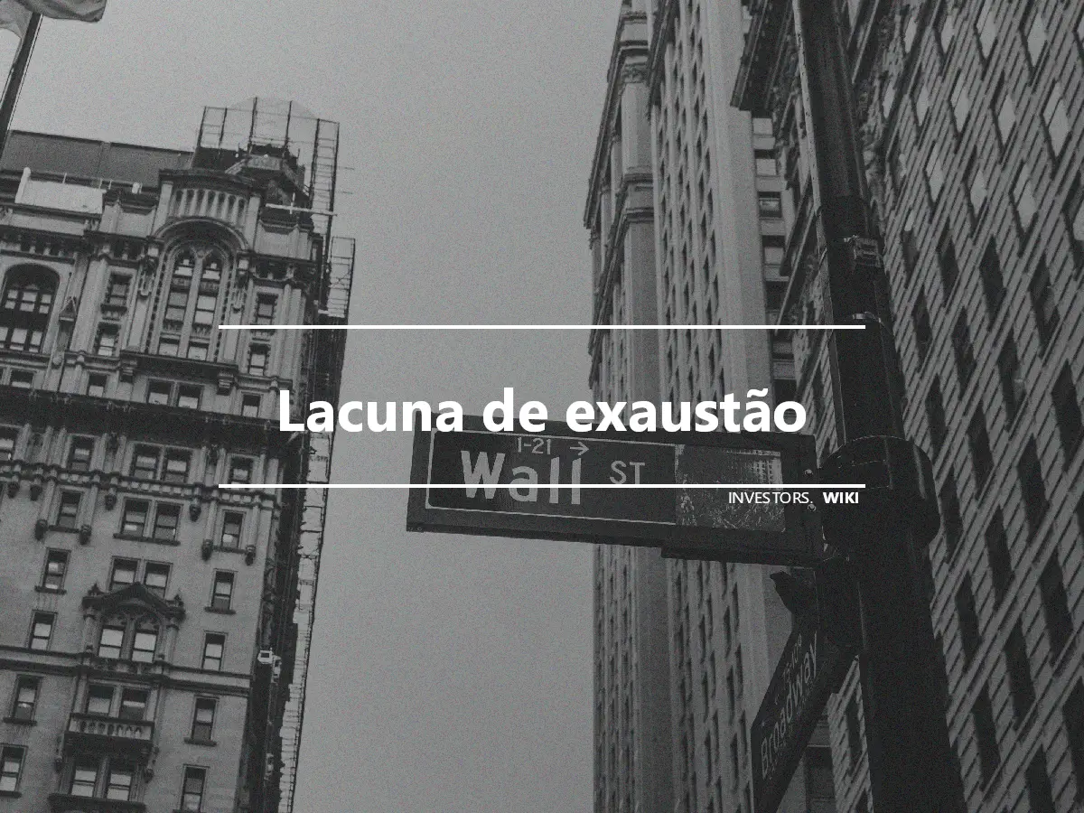 Lacuna de exaustão