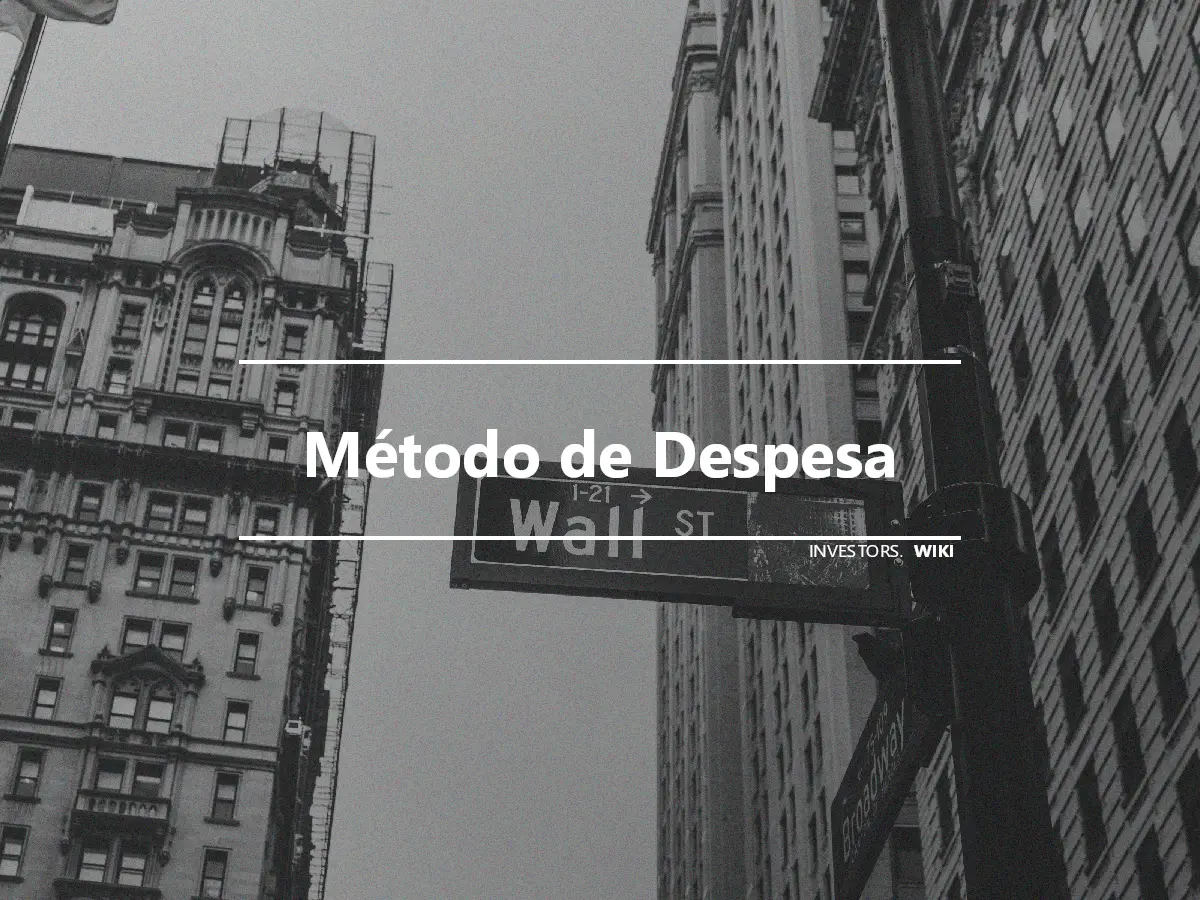 Método de Despesa