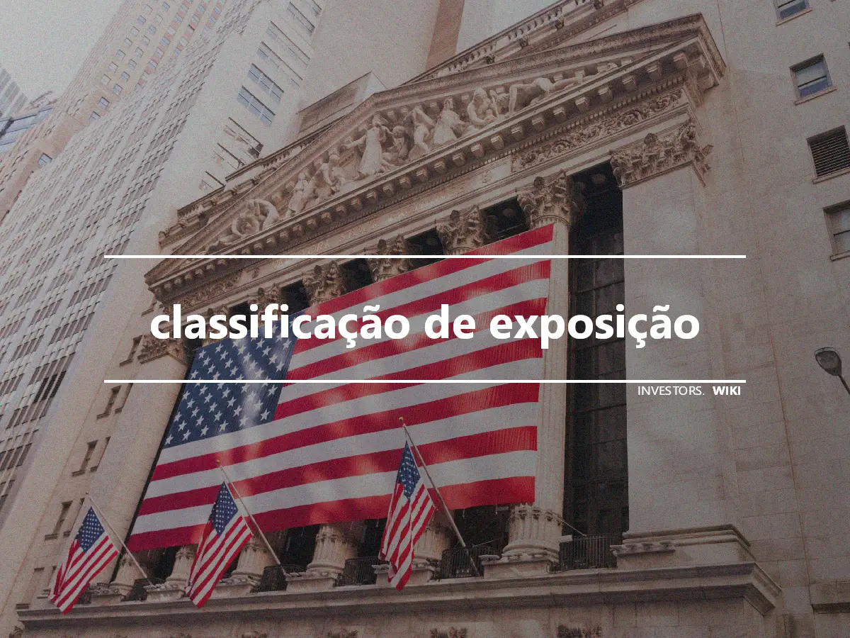 classificação de exposição