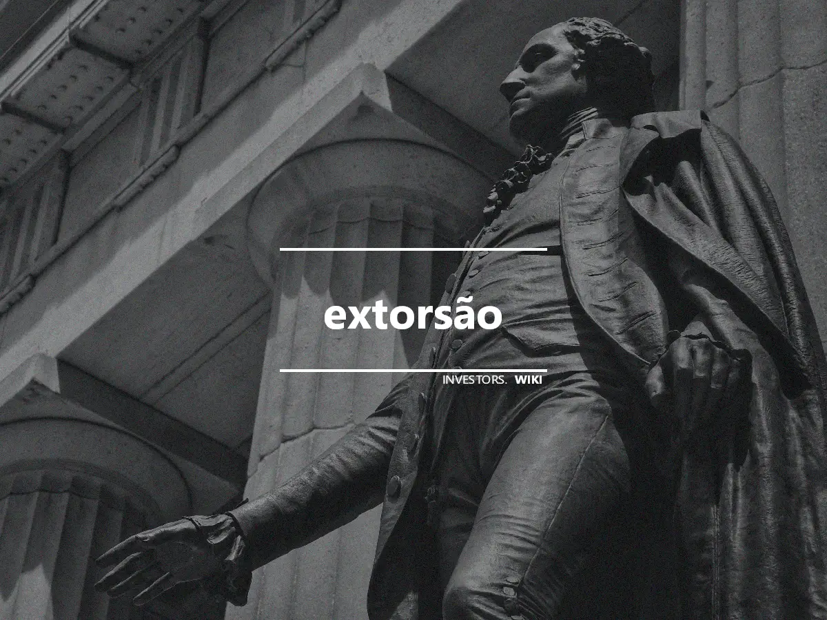 extorsão