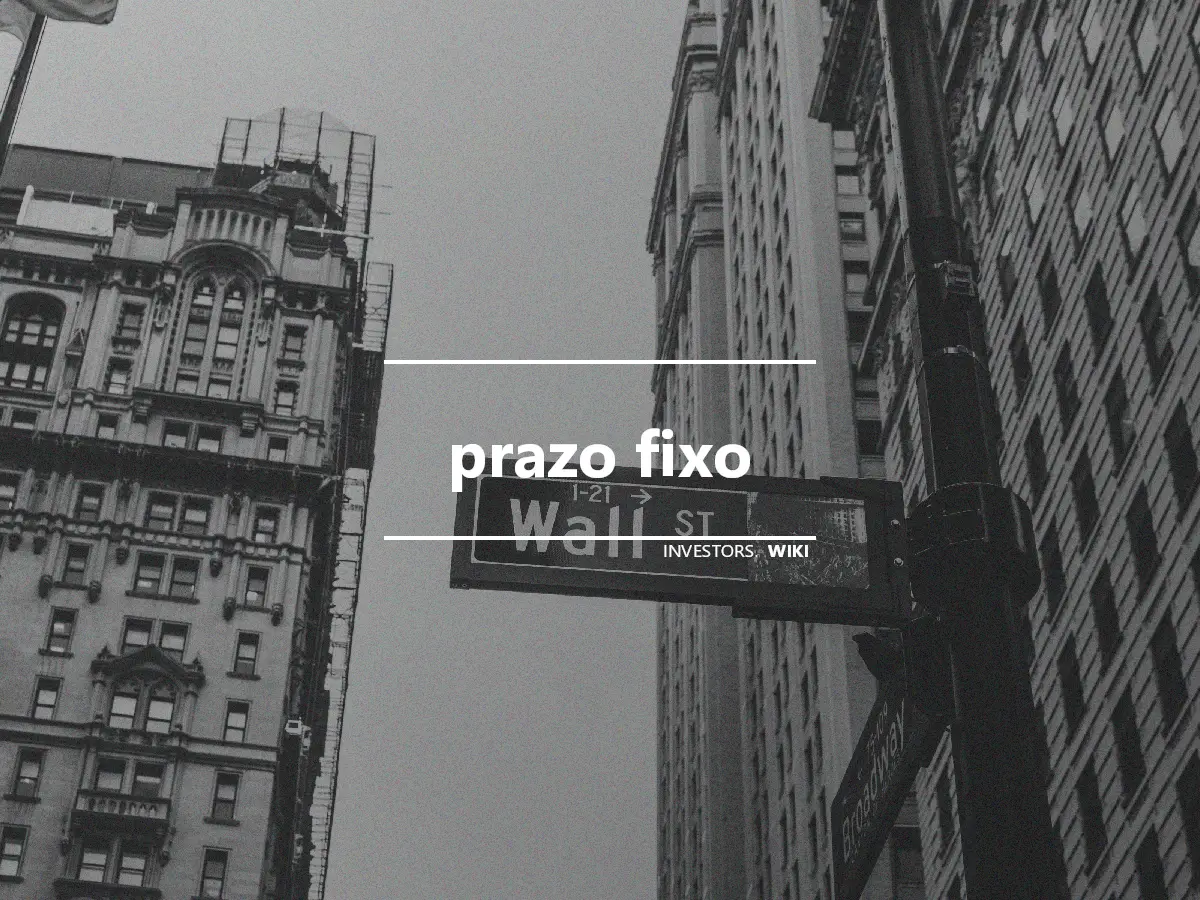 prazo fixo