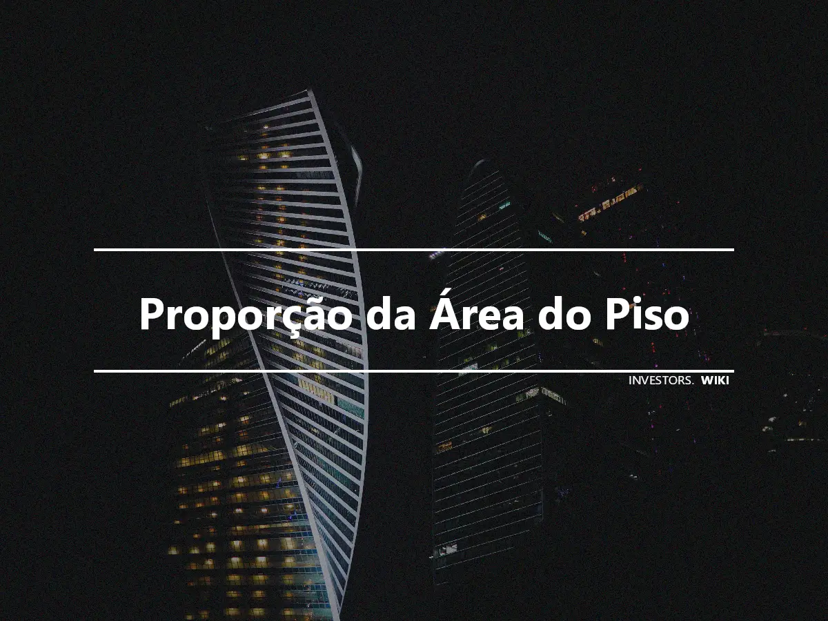 Proporção da Área do Piso