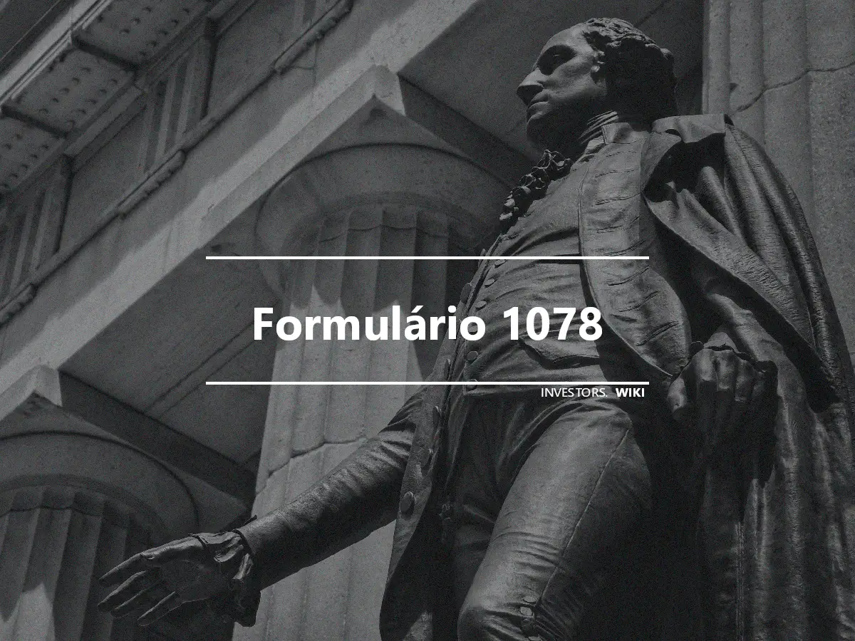 Formulário 1078