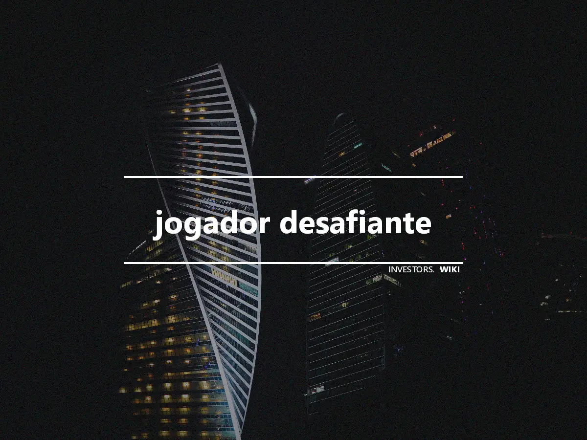 jogador desafiante