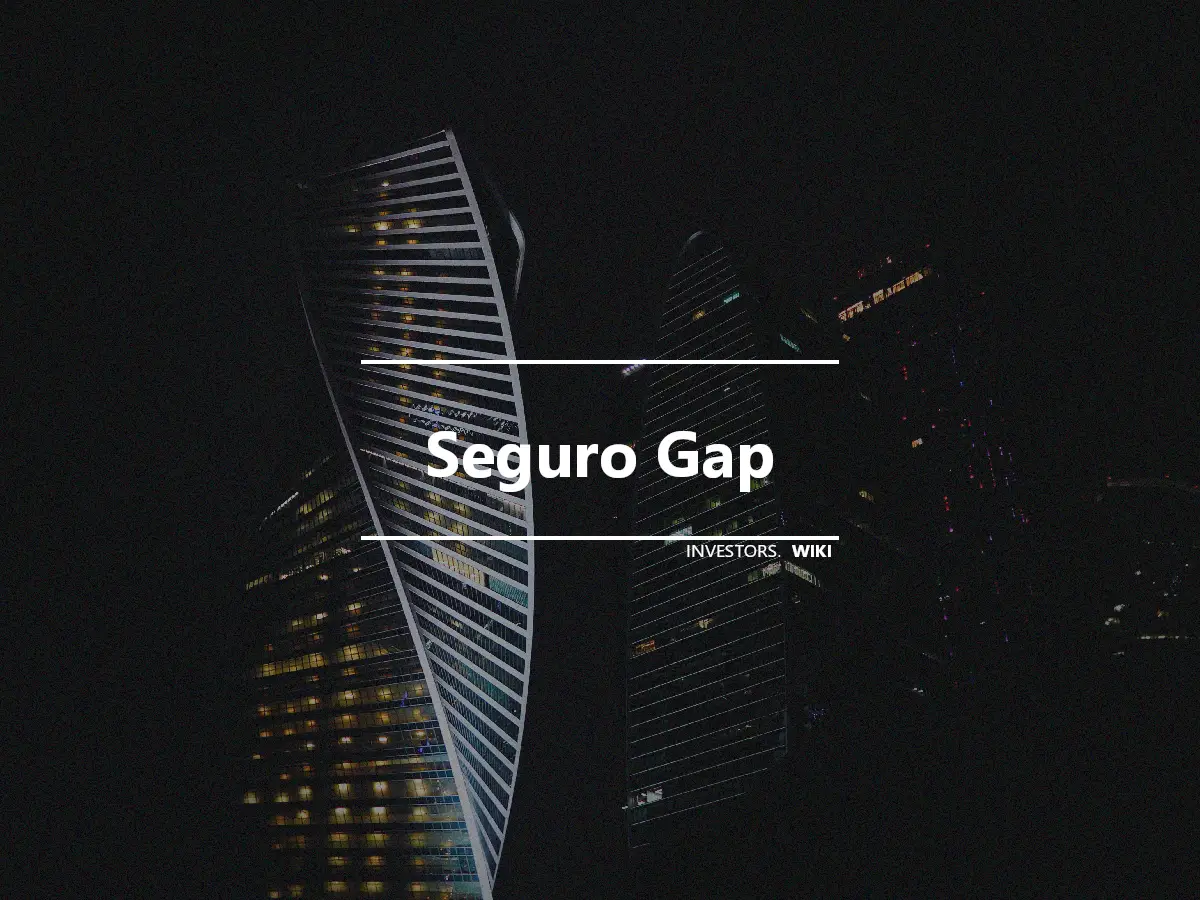 Seguro Gap