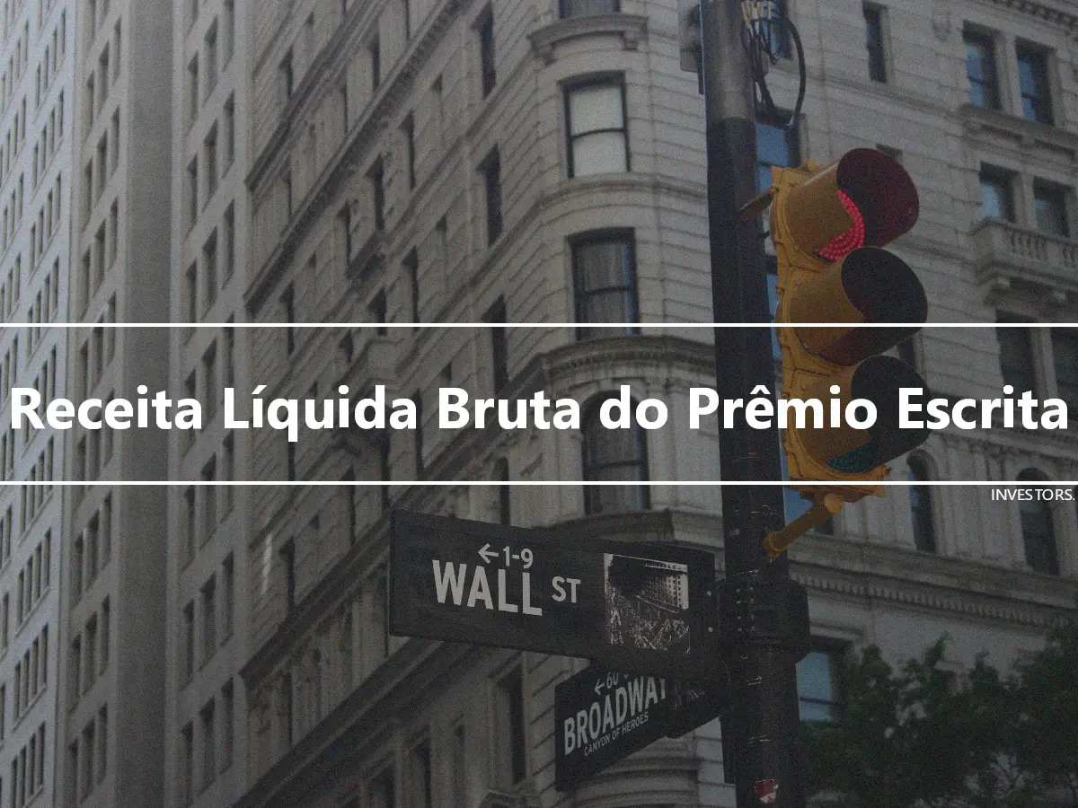 Receita Líquida Bruta do Prêmio Escrita