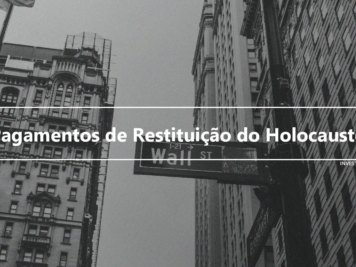 Pagamentos de Restituição do Holocausto