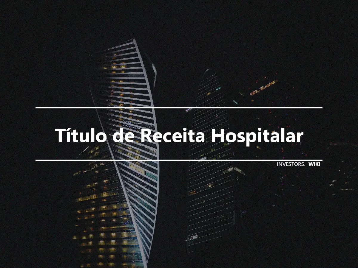 Título de Receita Hospitalar