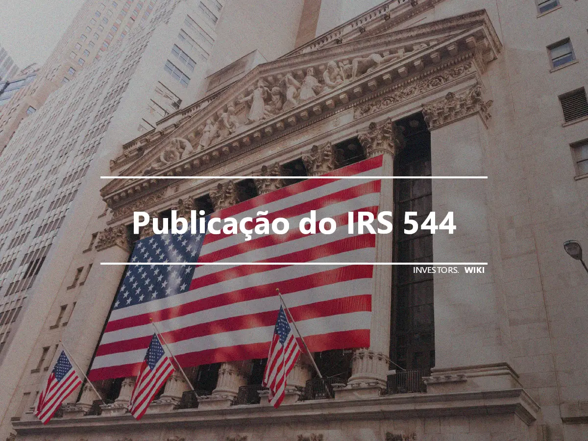 Publicação do IRS 544