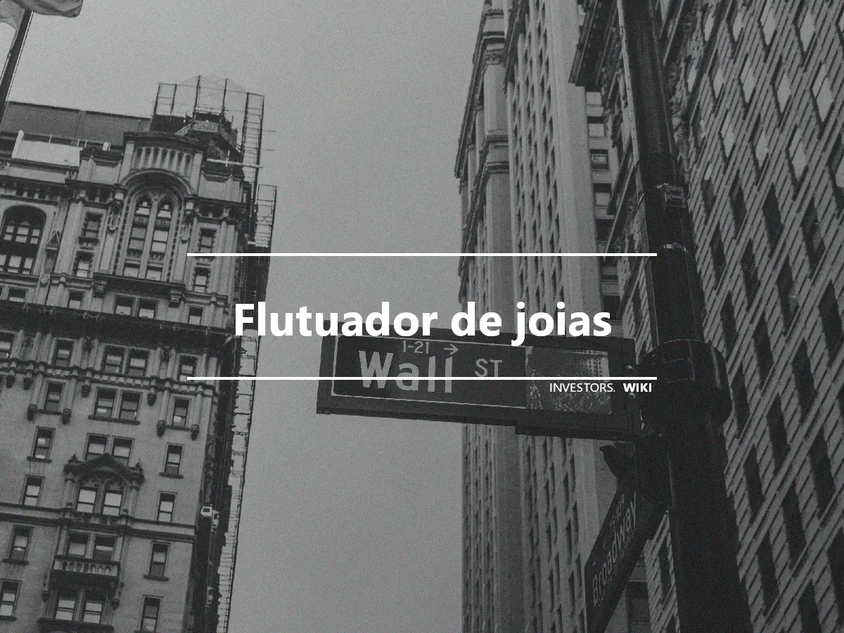 Flutuador de joias