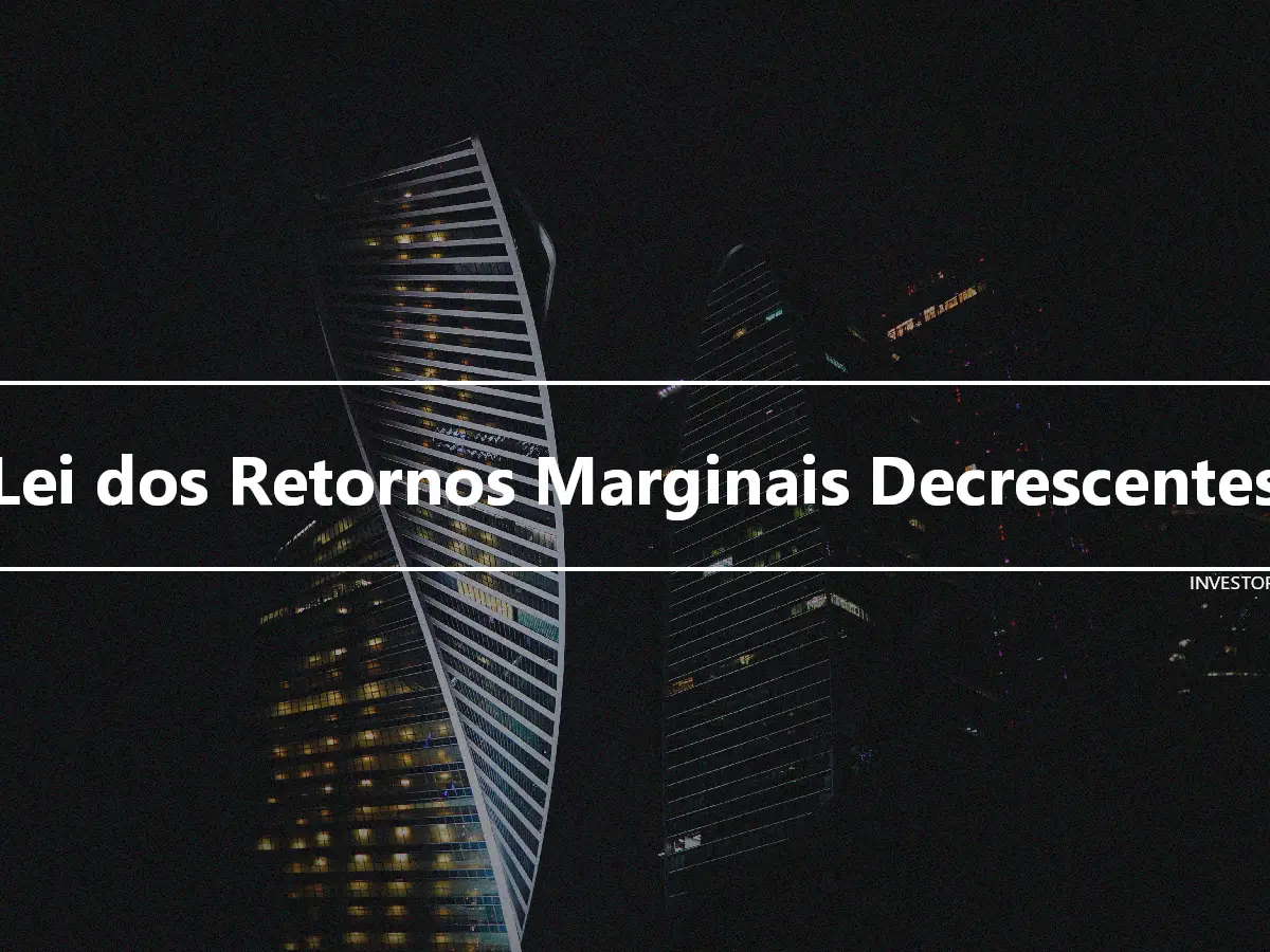 Lei dos Retornos Marginais Decrescentes