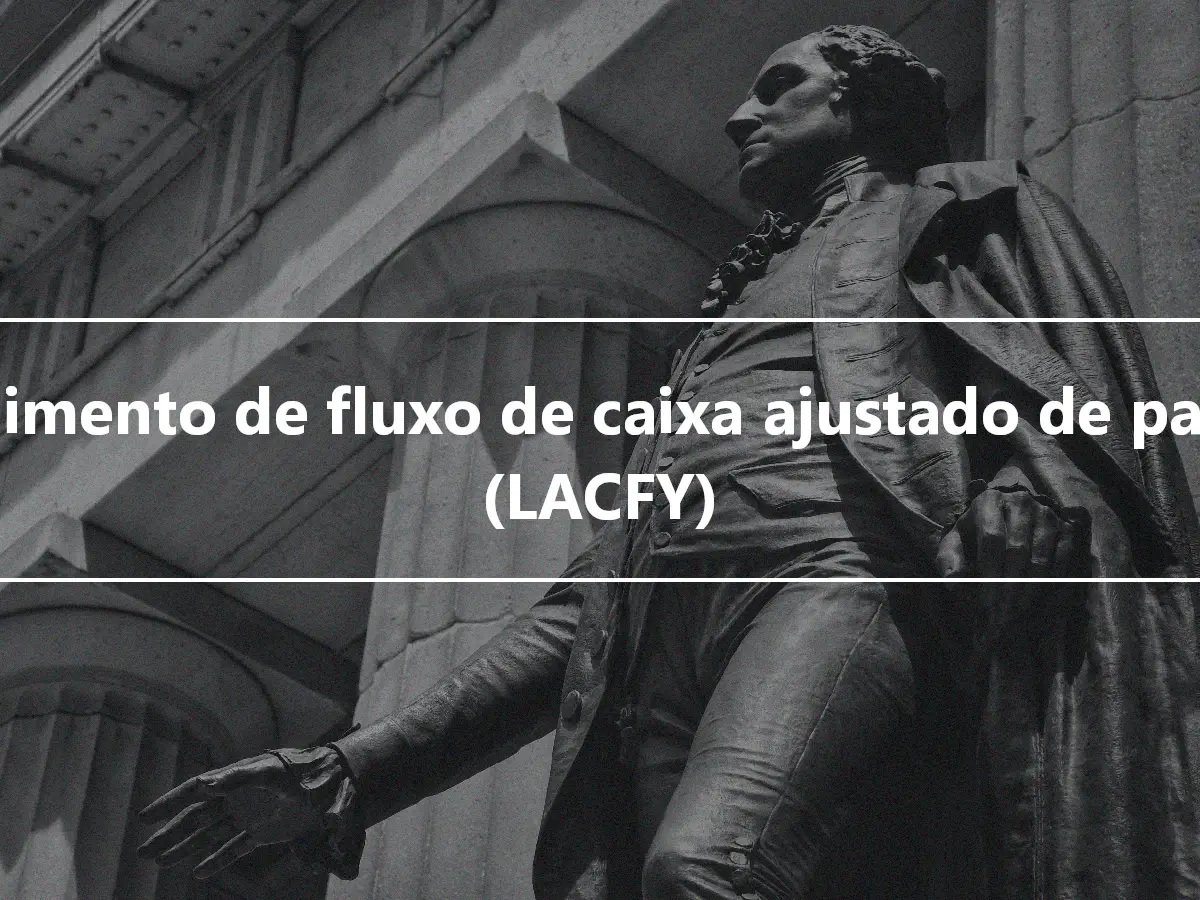 Rendimento de fluxo de caixa ajustado de passivo (LACFY)