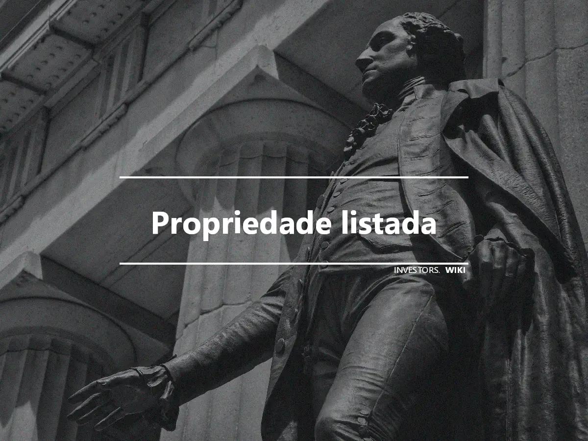 Propriedade listada