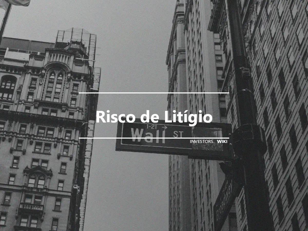 Risco de Litígio