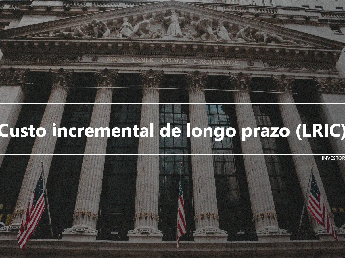 Custo incremental de longo prazo (LRIC)