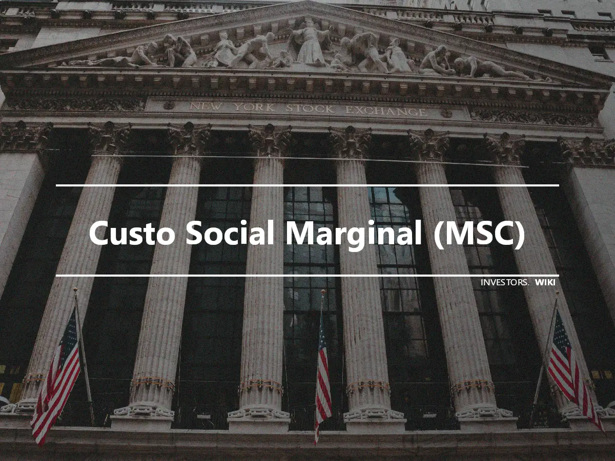 Custo Social Marginal (MSC)