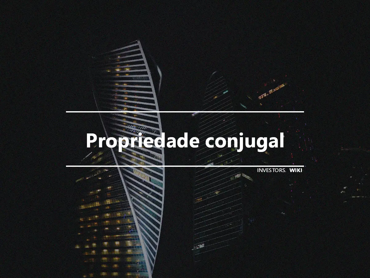 Propriedade conjugal