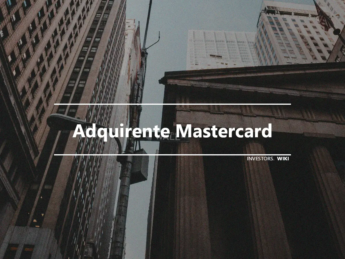 Adquirente Mastercard