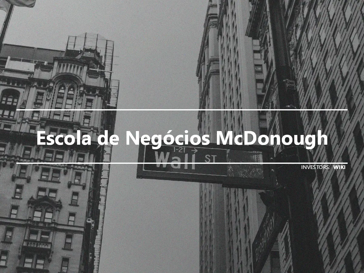 Escola de Negócios McDonough