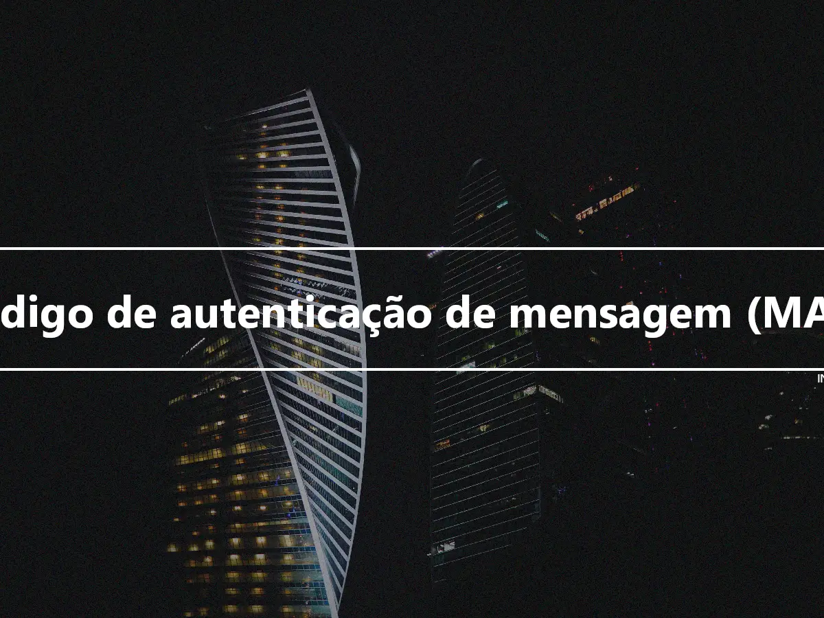 Código de autenticação de mensagem (MAC)