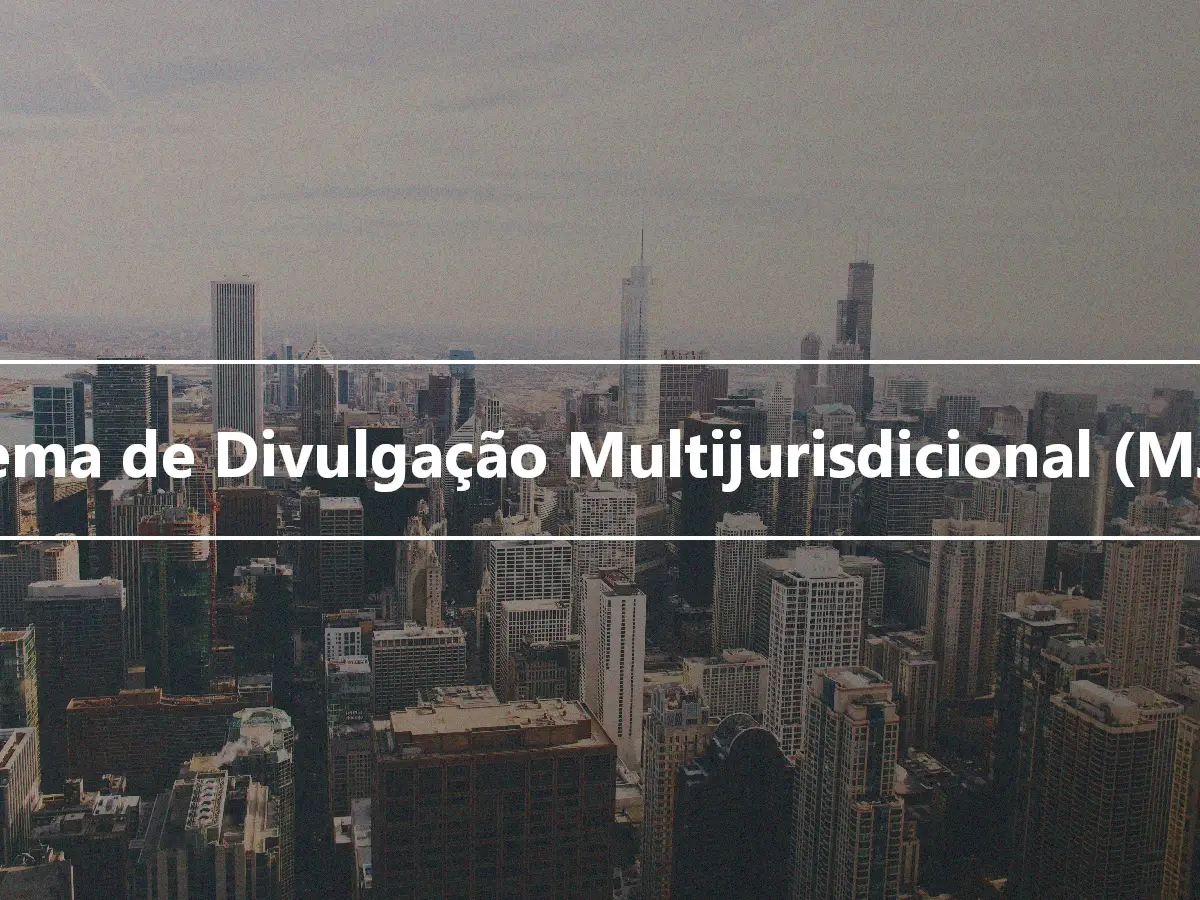 Sistema de Divulgação Multijurisdicional (MJDS)