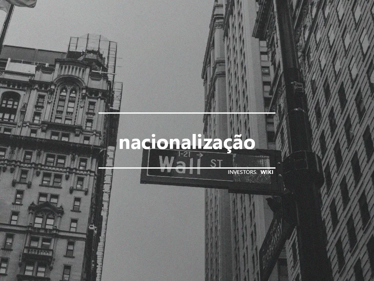 nacionalização