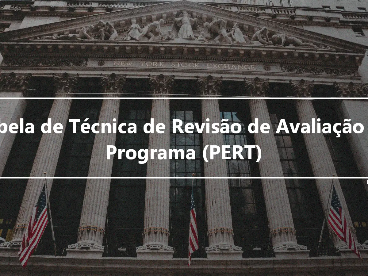 Tabela de Técnica de Revisão de Avaliação do Programa (PERT)