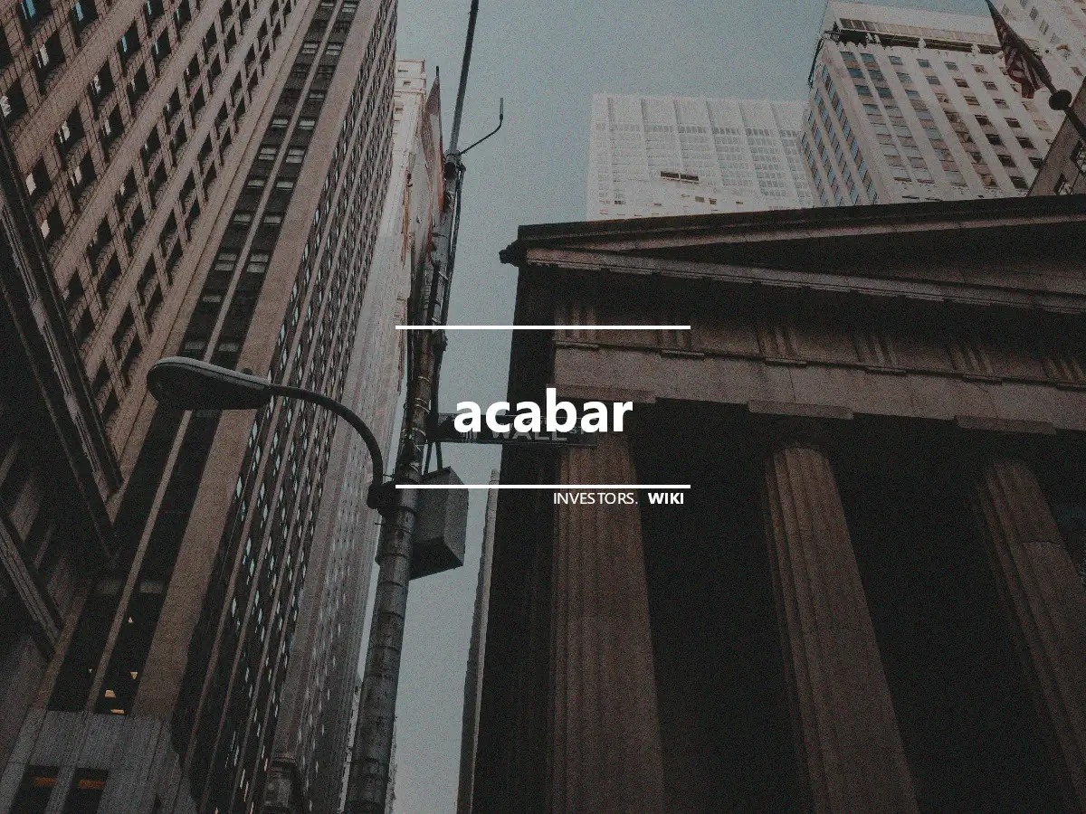 acabar