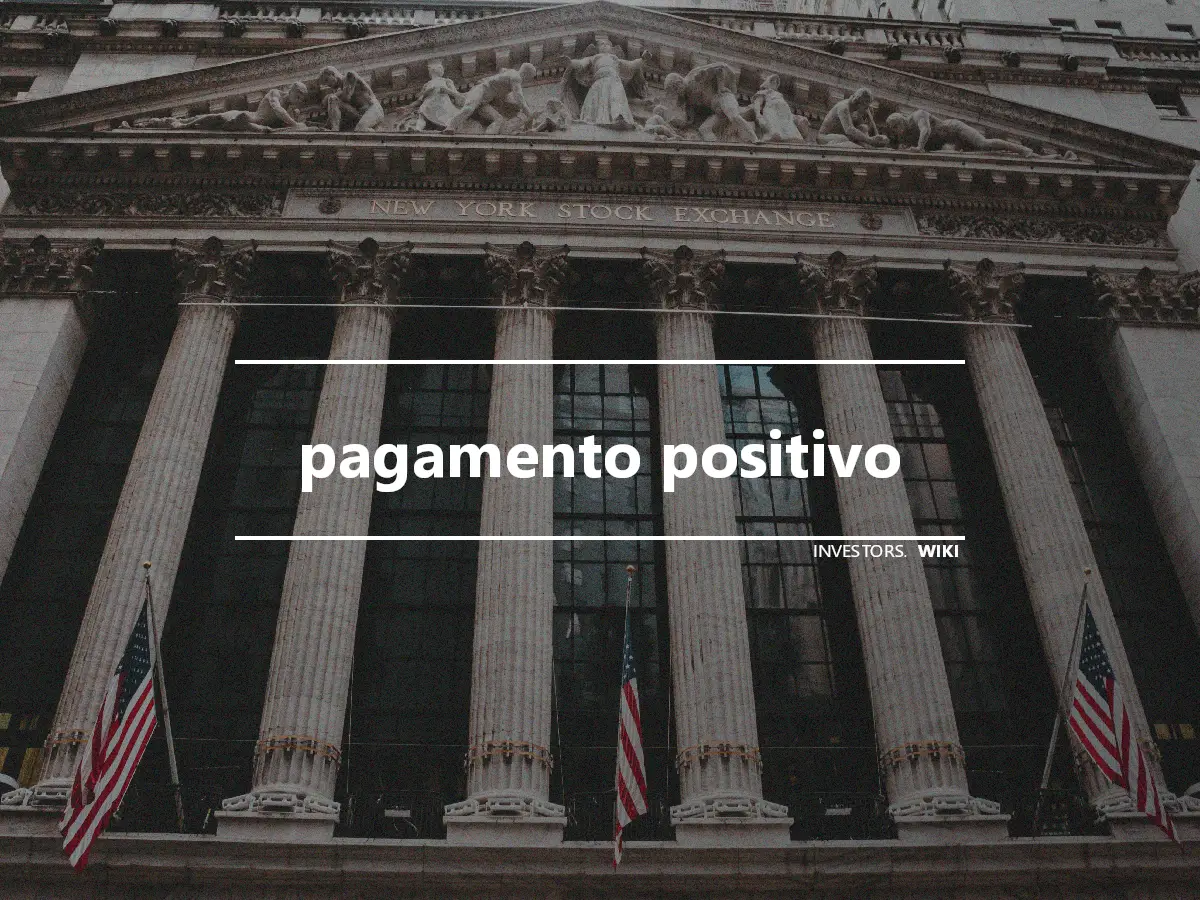 pagamento positivo