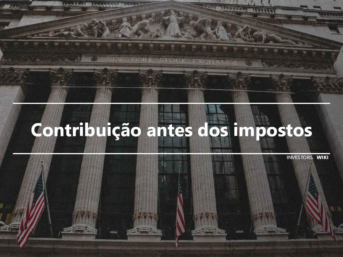 Contribuição antes dos impostos