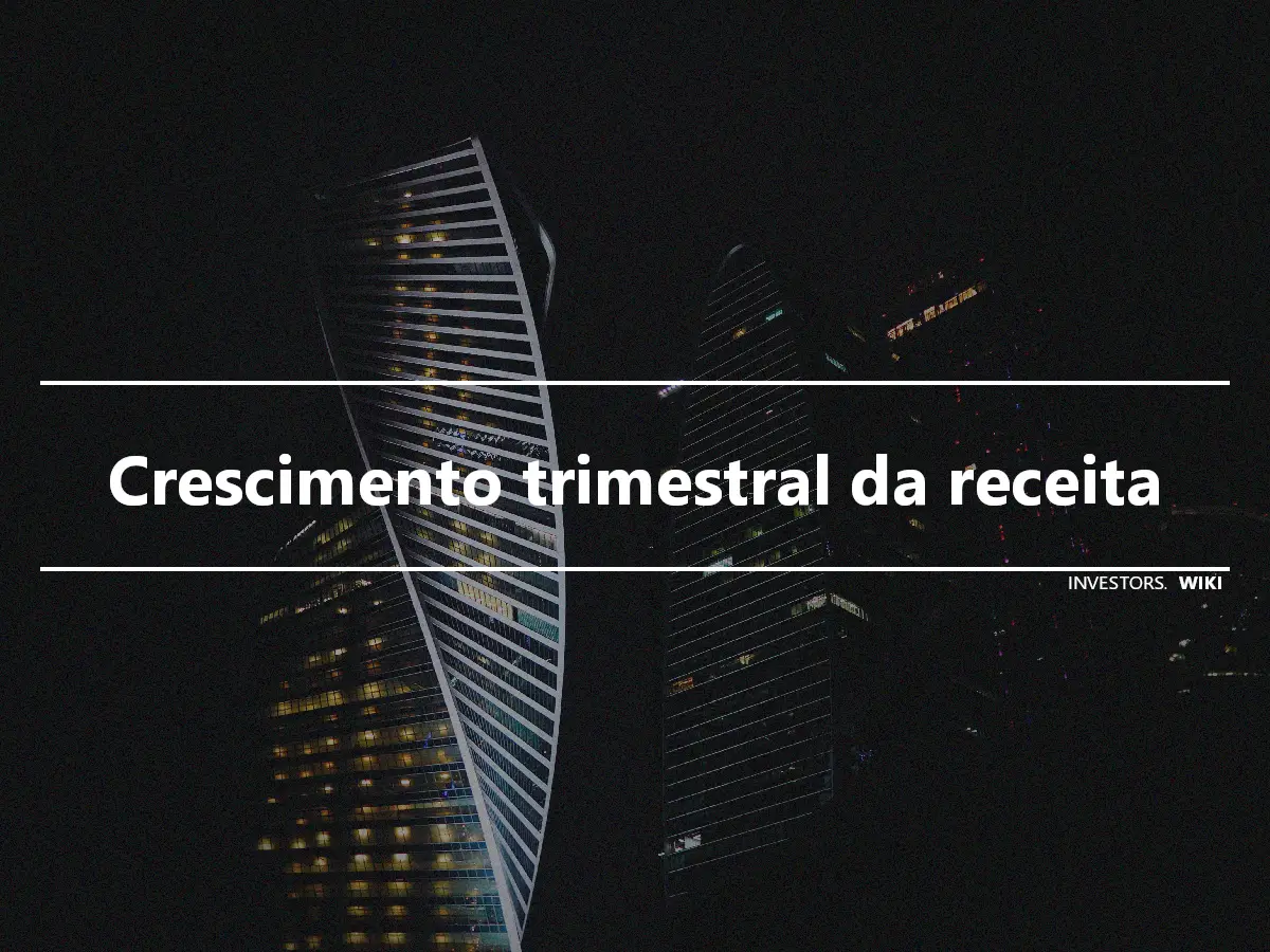 Crescimento trimestral da receita