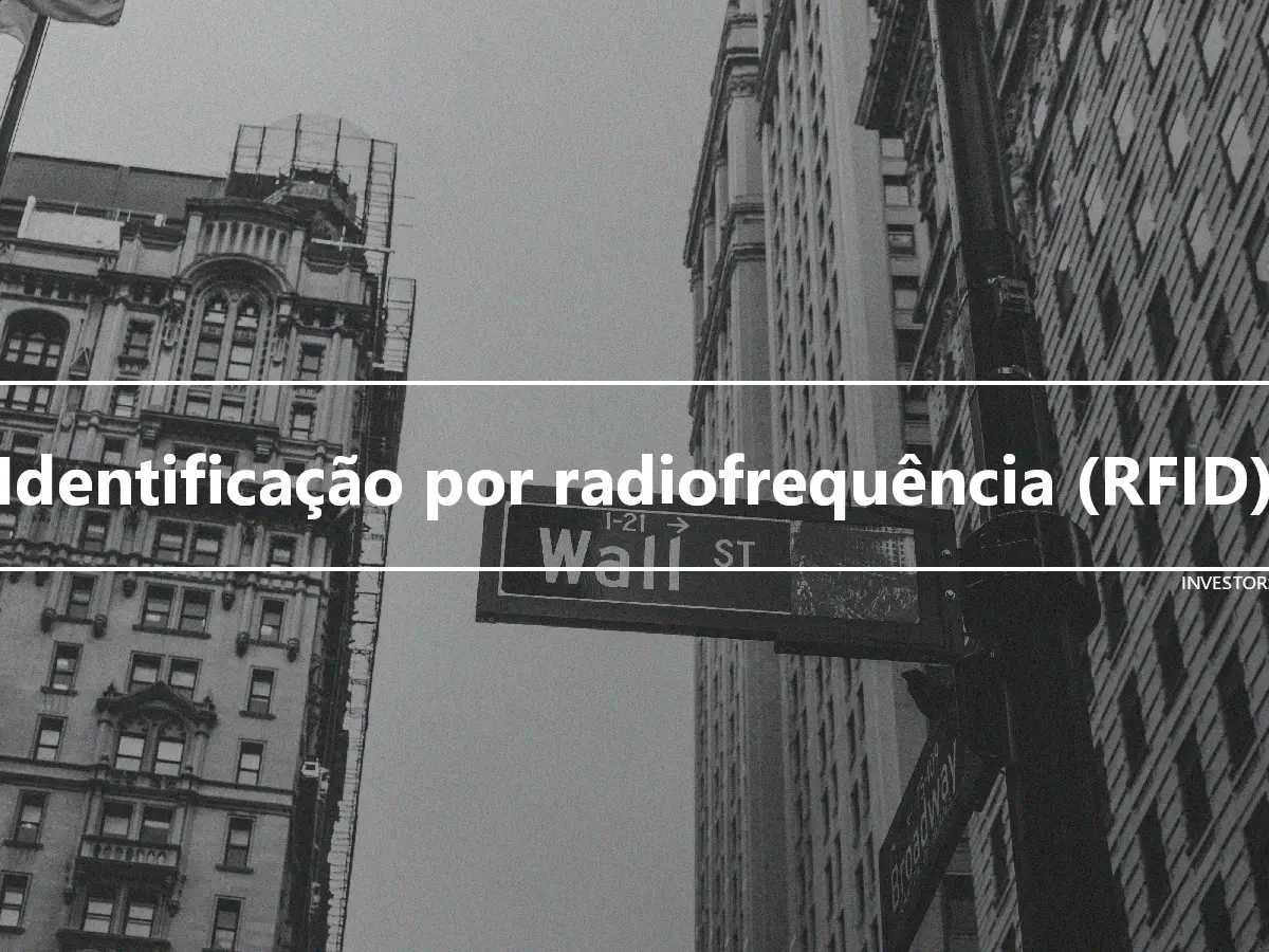 Identificação por radiofrequência (RFID)