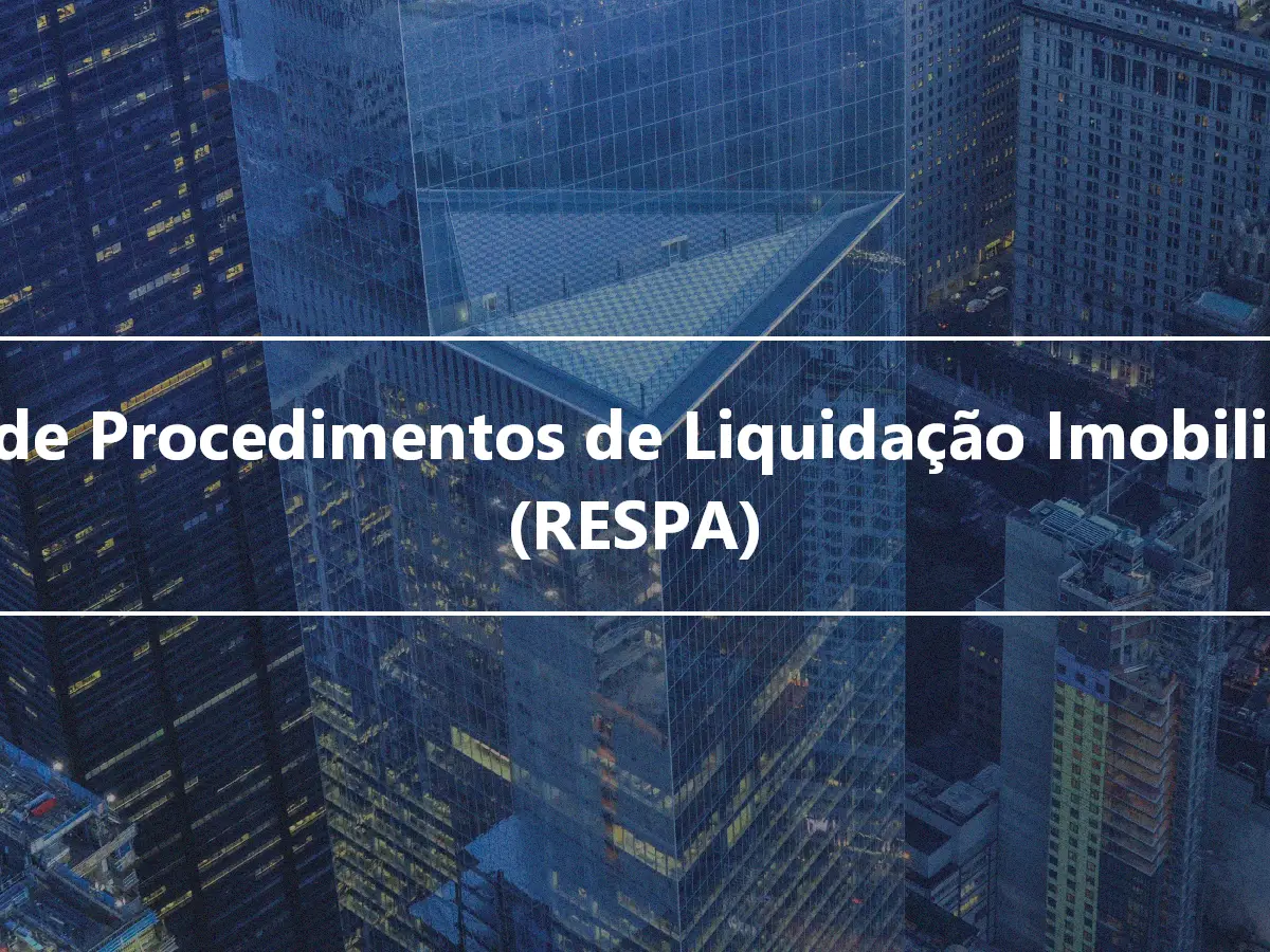 Lei de Procedimentos de Liquidação Imobiliária (RESPA)