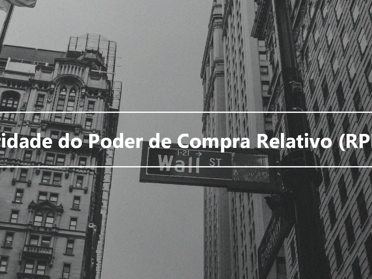 Paridade do Poder de Compra Relativo (RPPP)