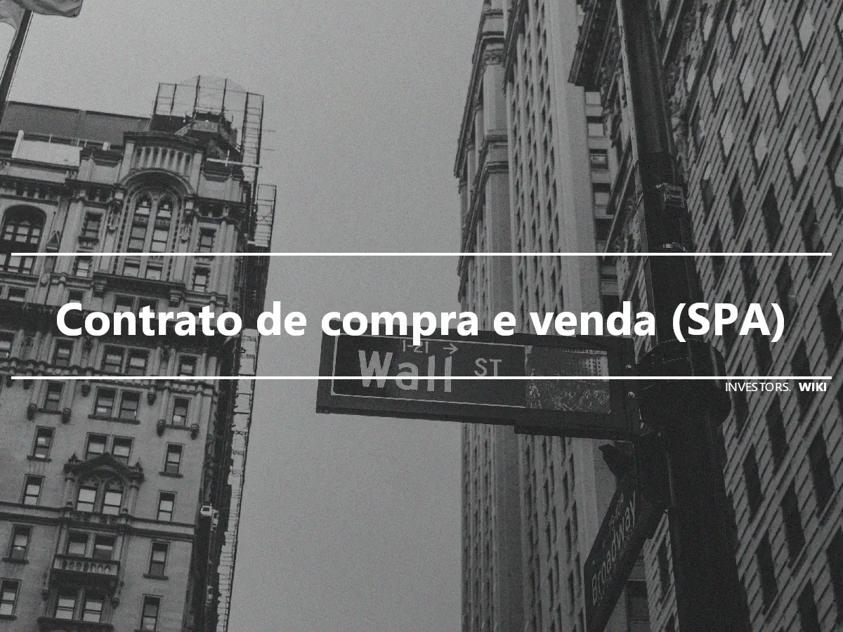 Contrato de compra e venda (SPA)