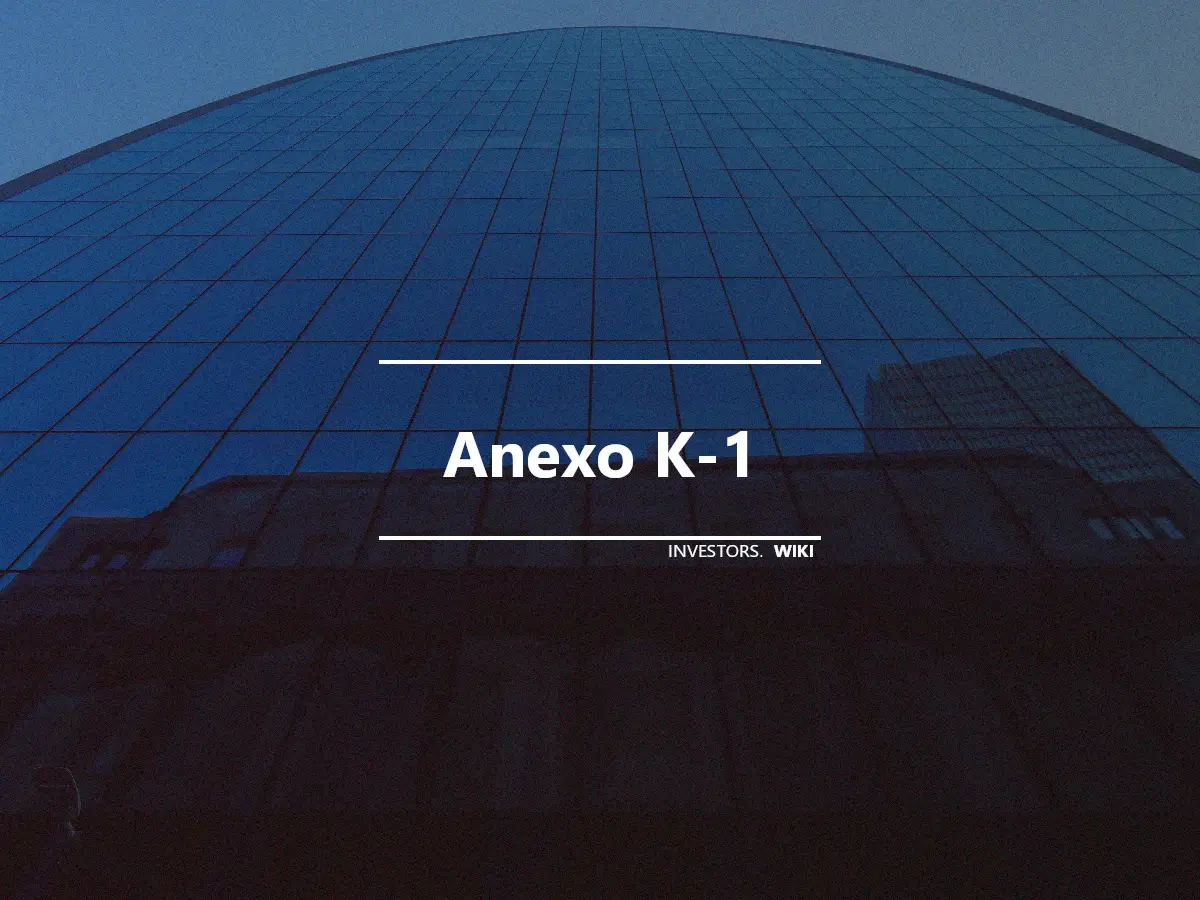 Anexo K-1