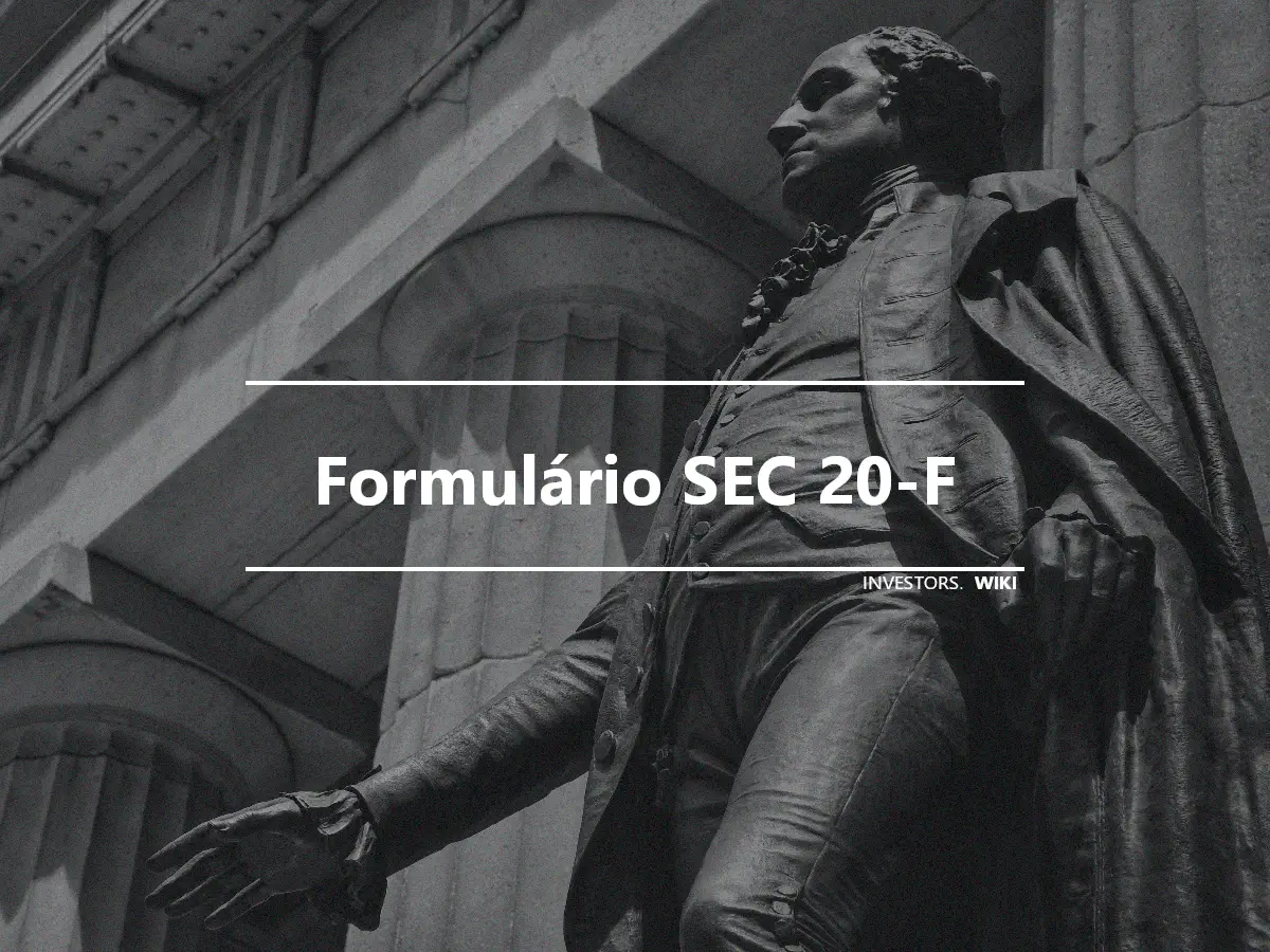 Formulário SEC 20-F