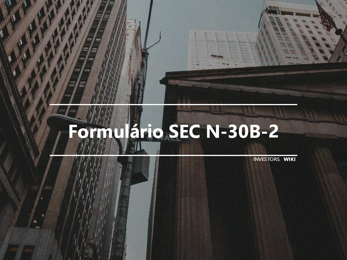 Formulário SEC N-30B-2
