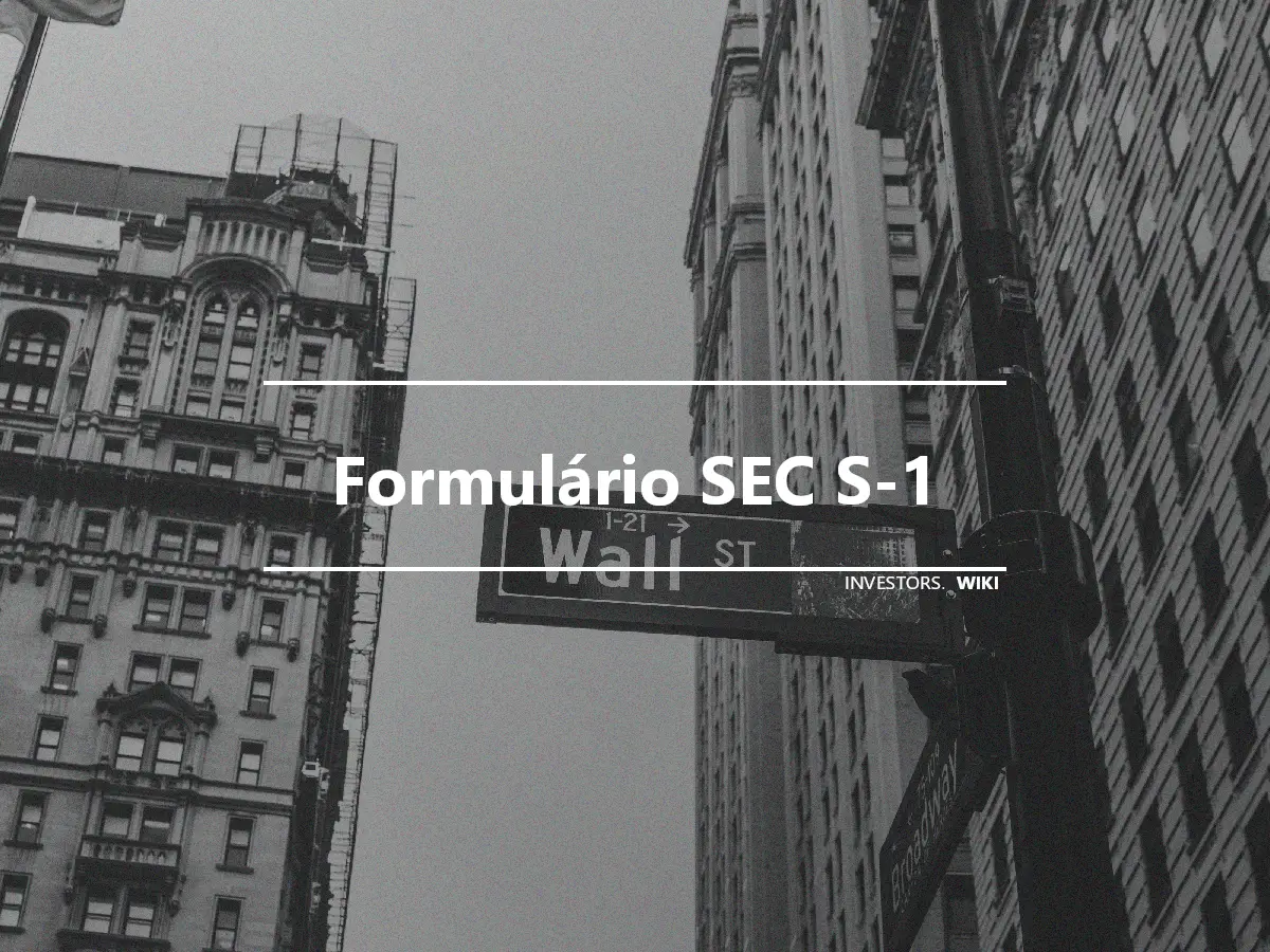 Formulário SEC S-1