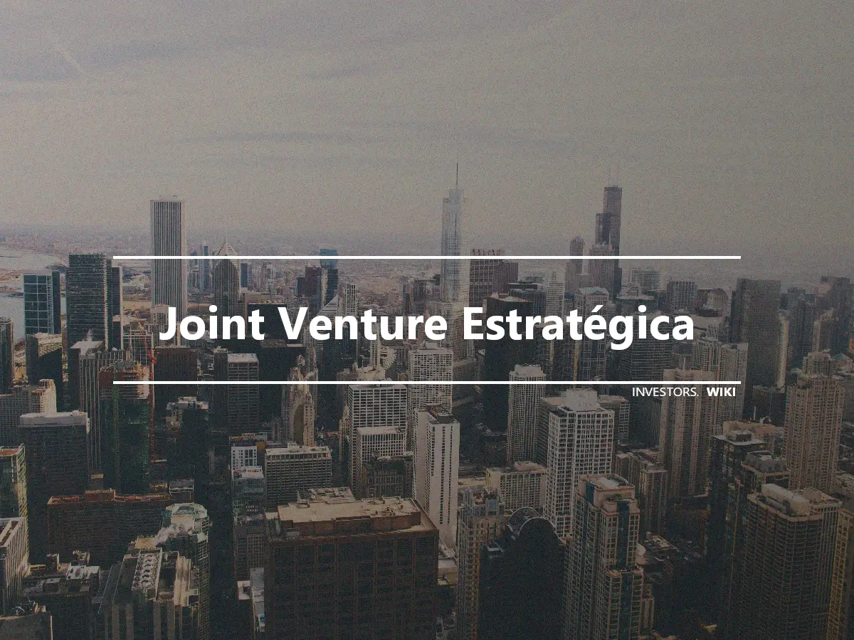 Joint Venture Estratégica