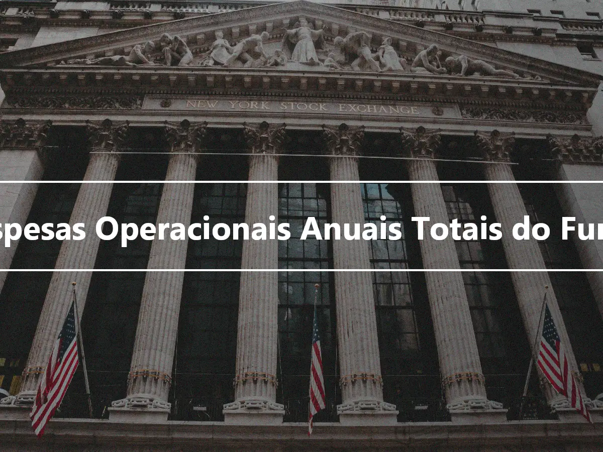 Despesas Operacionais Anuais Totais do Fundo