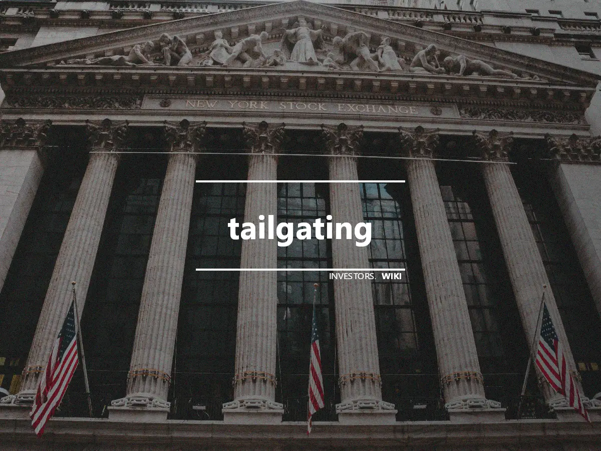 tailgating