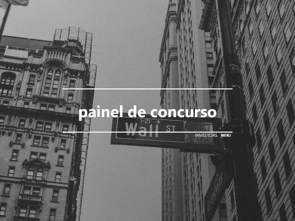 painel de concurso