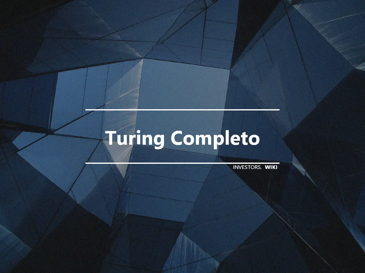 Turing Completo