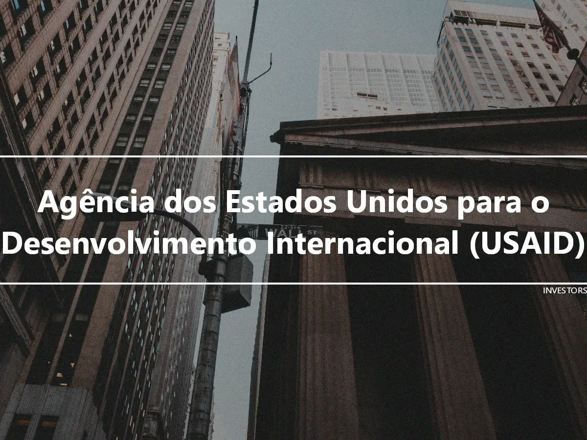 Agência dos Estados Unidos para o Desenvolvimento Internacional (USAID)