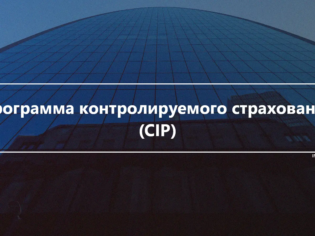 Программа контролируемого страхования (CIP)