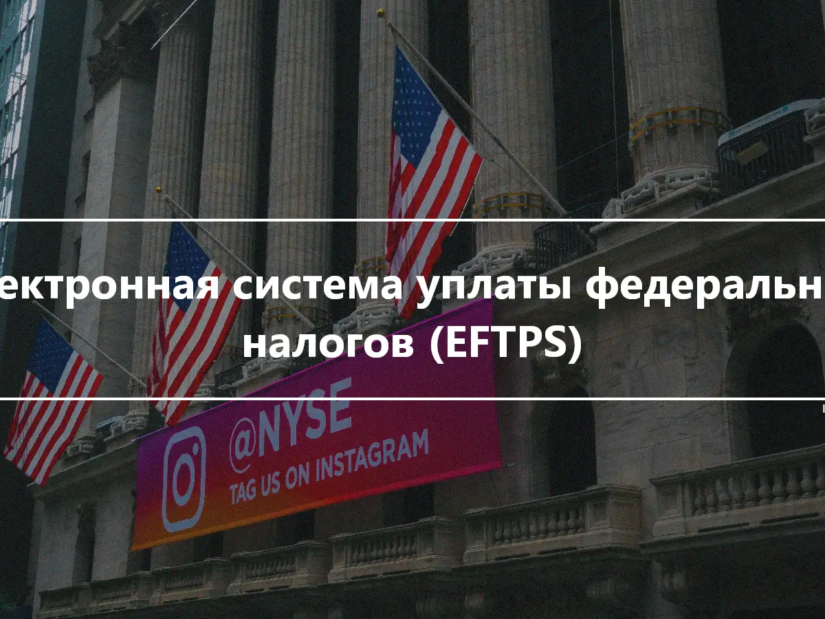 Электронная система уплаты федеральных налогов (EFTPS)