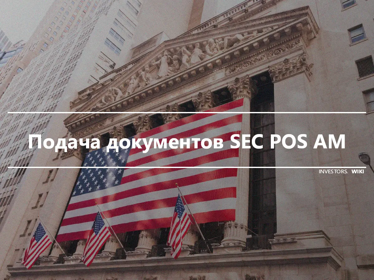 Подача документов SEC POS AM