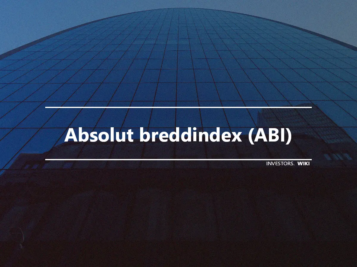 Absolut breddindex (ABI)