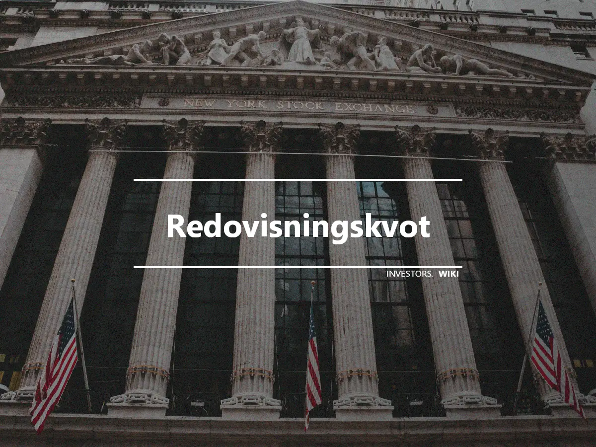 Redovisningskvot